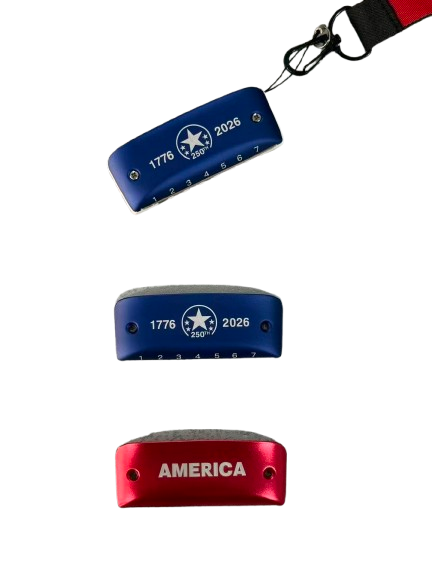 America 250th Birthday Harmonica
